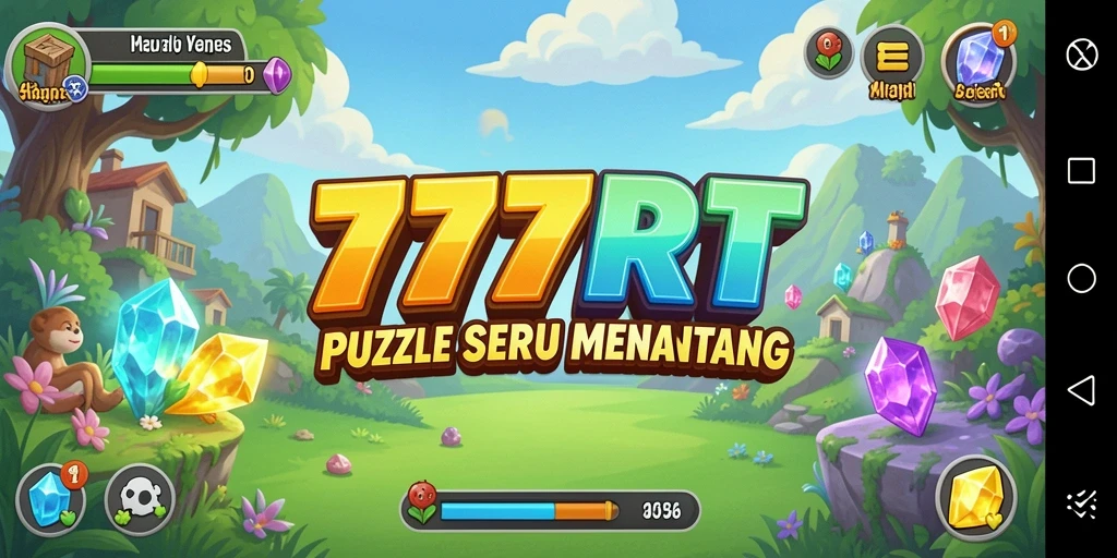 Tampilan gameplay 777RT yang menampilkan berbagai teka-teki menarik.