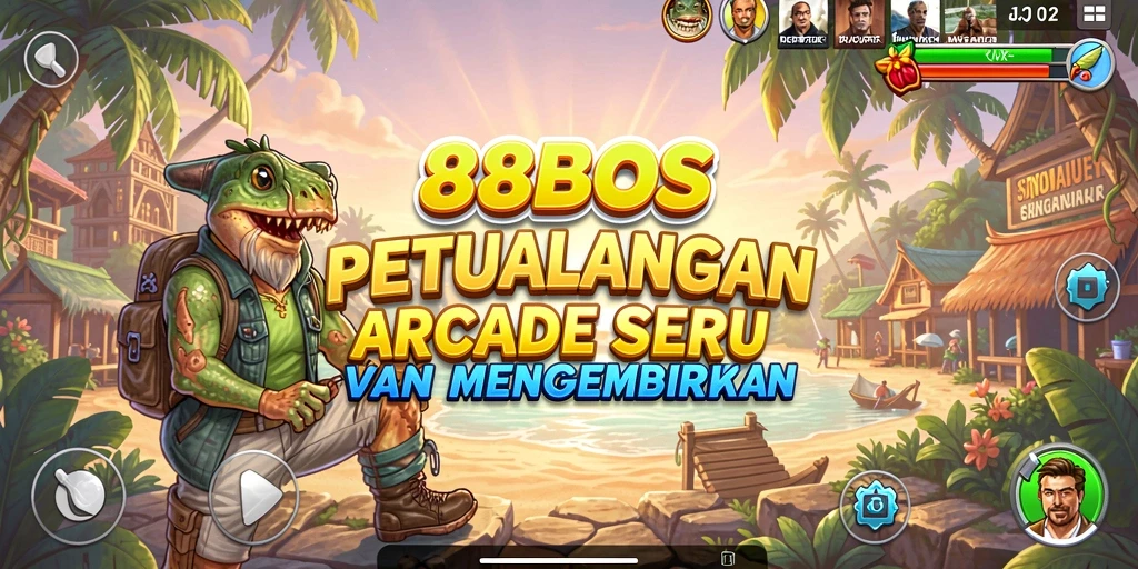 Gameplay 88BOS yang seru dan penuh aksi dalam format Arcade.