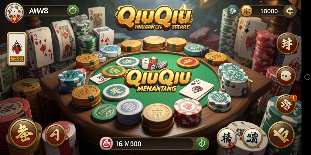 Gameplay QiuQiu yang mendebarkan dan menantang.