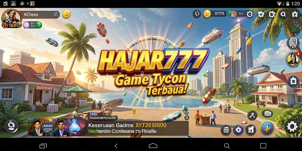 Tampilan gameplay HAJAR777 yang seru dan interaktif.