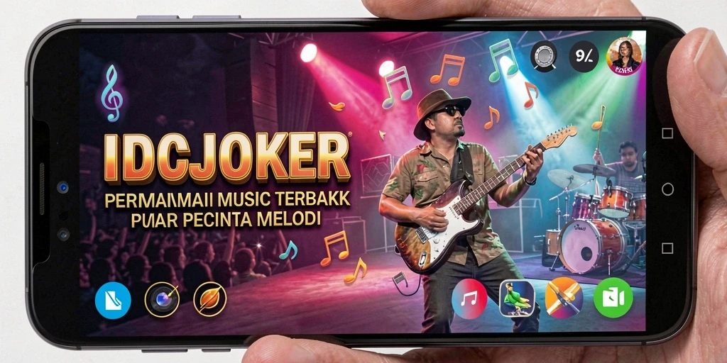 Screenshot gameplay IDCJOKER menampilkan pengalaman musik yang seru dan menantang.