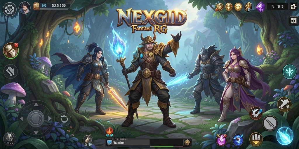 Gameplay seru di dunia fantasi NEXGID.