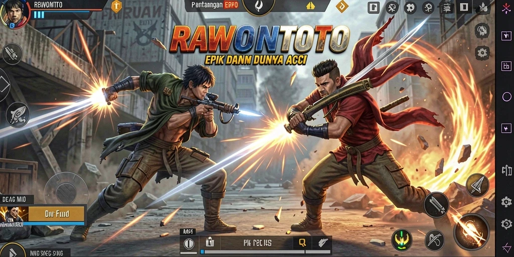 Tampilan dinamis dalam pertarungan seru di RAWONTOTO.