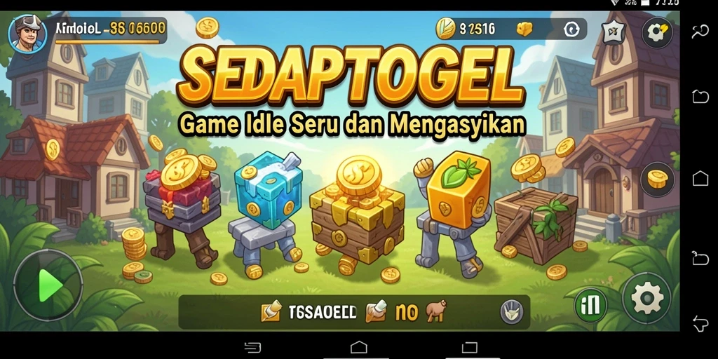 Tampilan gameplay santai SEDAPTOGEL yang memikat dan menyenangkan.